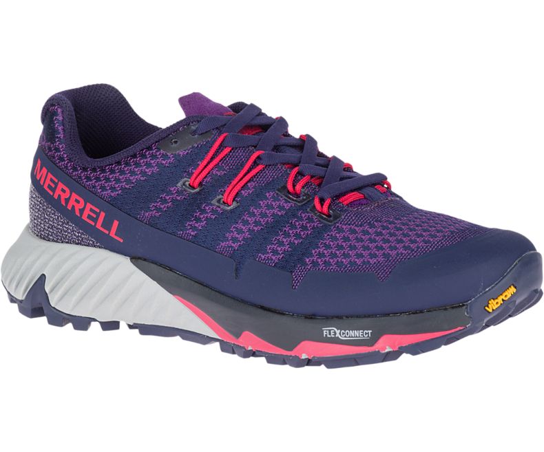 Merrell Agility Peak Flex 3 Løpesko Dame Lilla | 36361W-1RP