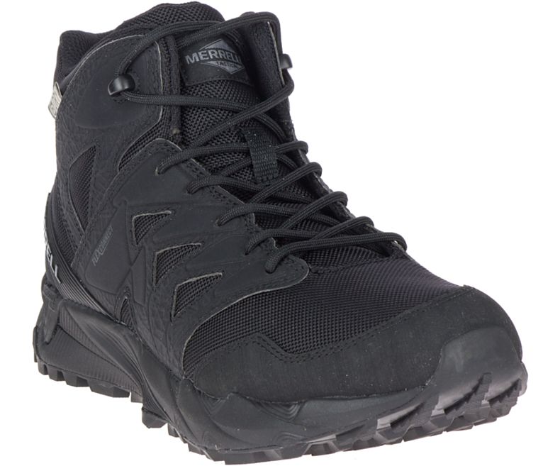 Merrell Agility Peak Mid Tactical Vanntette Shoe Arbeidssko Herre Svarte | 40840M-2WA