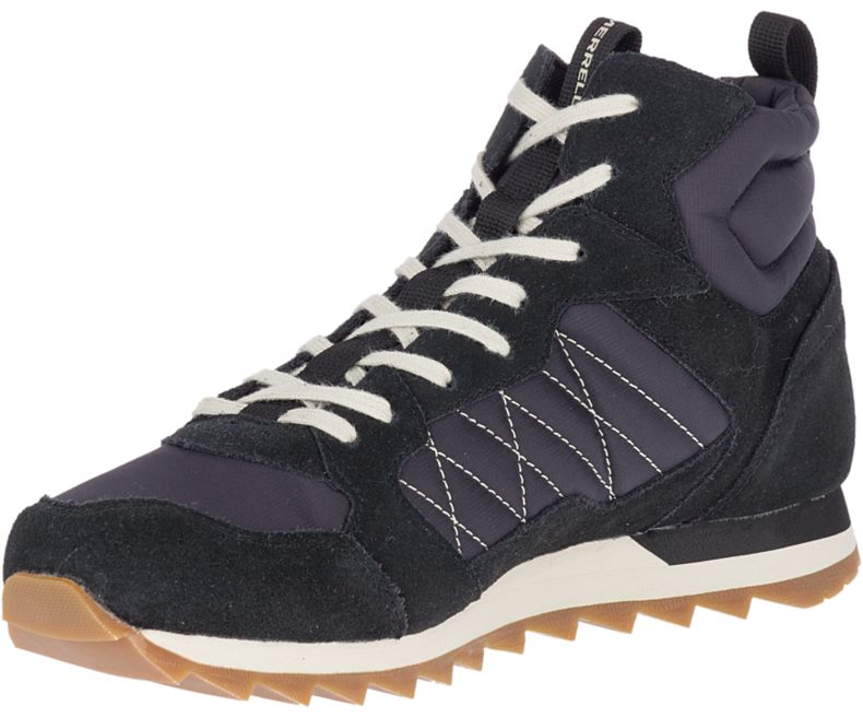 Merrell Alpine Sneaker Mid Joggesko Herre Svarte | 39590M-2SB