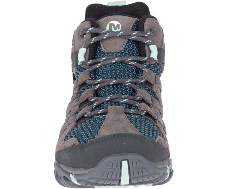 Merrell Alverstone Mid Vanntette Gåsko Dame Dyp Grå | 35663W-1WD