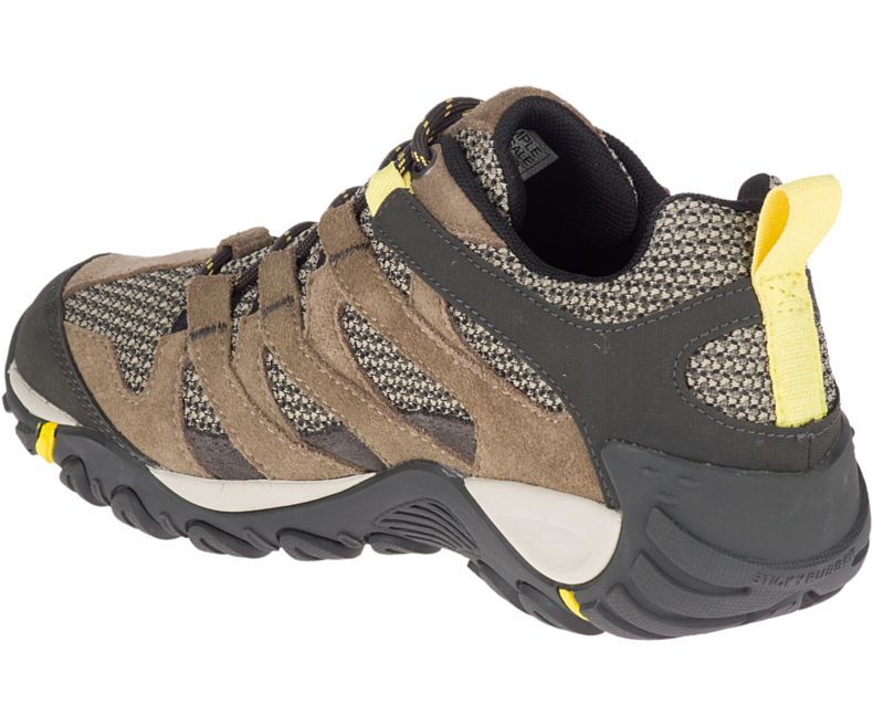 Merrell Alverstone Vanntette Fjellsko Dame Brune Gul | 35666W-1HB