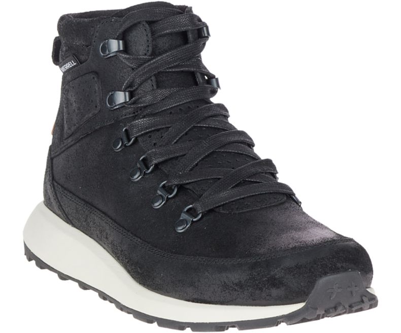 Merrell Ashford Classic Chukka Lær Fritidssko Herre Svarte | 41104M-2CB