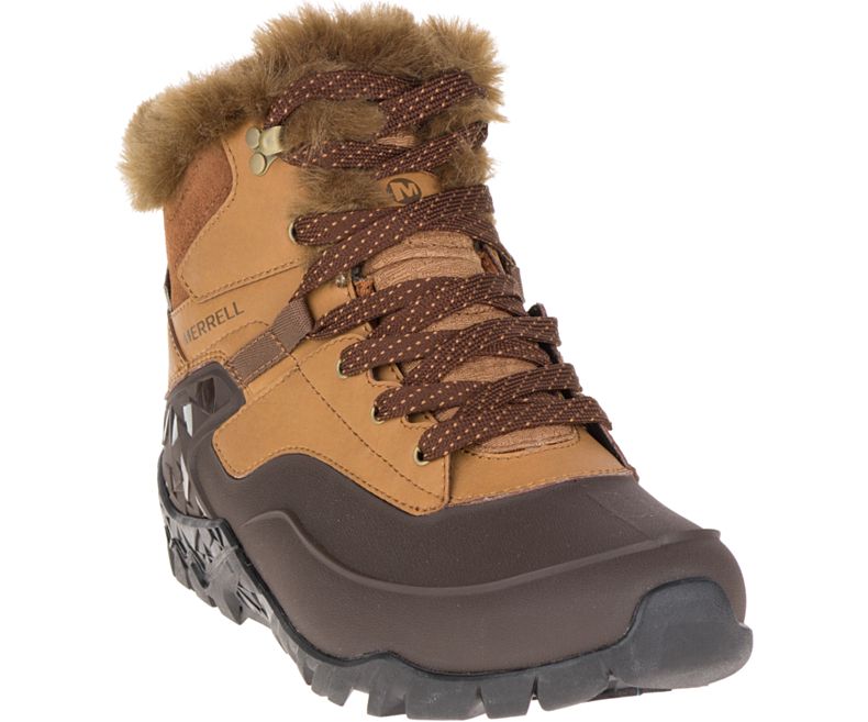 Merrell Aurora 6 Ice+ Vanntette Fjellstøvler Dame Brune | 26941W-1HB