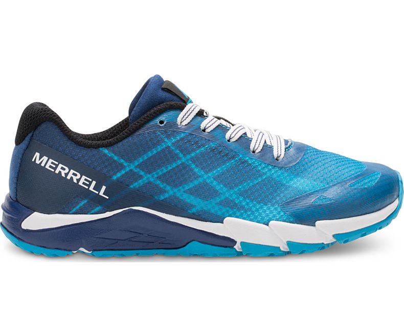 Merrell Bare Access Sneaker Fjellstøvler Barn Blå | 31321K-2SB