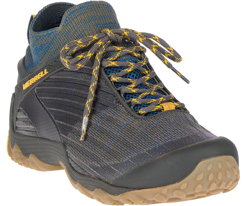 Merrell Chameleon 7 Knit Mid Fjellsko Herre Olivengrønne | 36103M-2HO