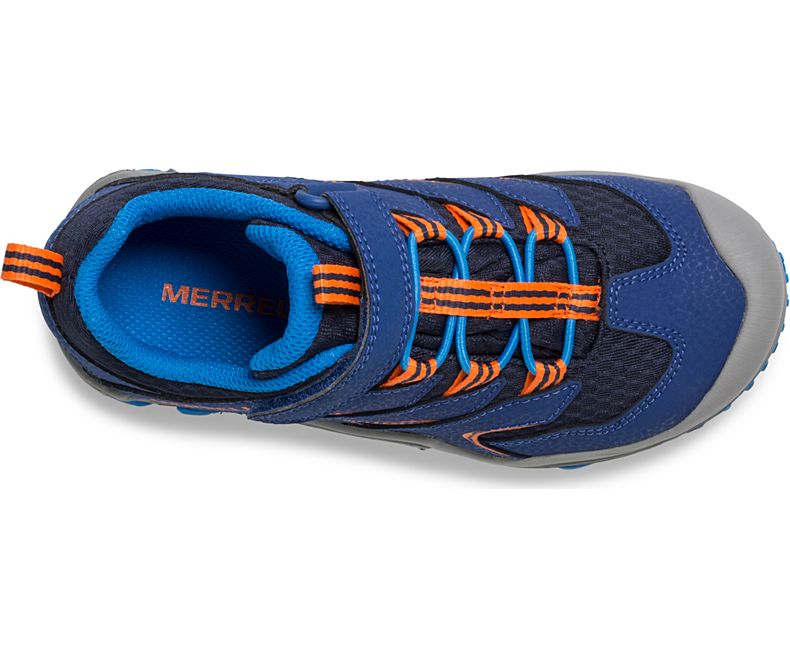 Merrell Chameleon 7 Low A/C Vanntette Boot Fjellstøvler Barn Marineblå Oransje | 38800K-2HN