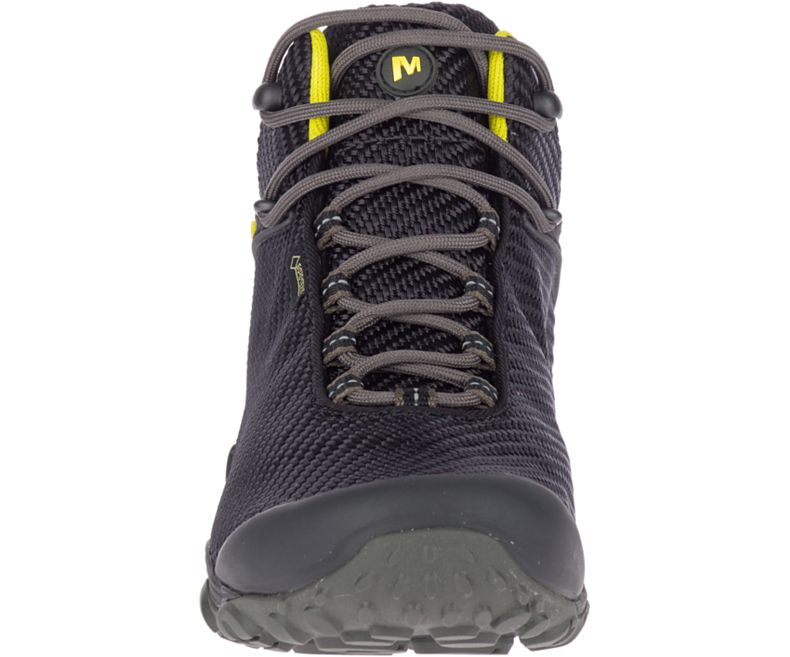 Merrell Chameleon 7 Storm Mid GORE -TEX® Fjellsko Herre Svarte Gull | 32752M-2HB