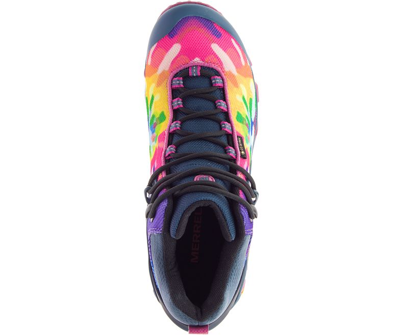 Merrell Chameleon 7 Storm Mid Tie-Dye GORE -TEX® Fjellsko Dame Multicolor | 41356W-1HM