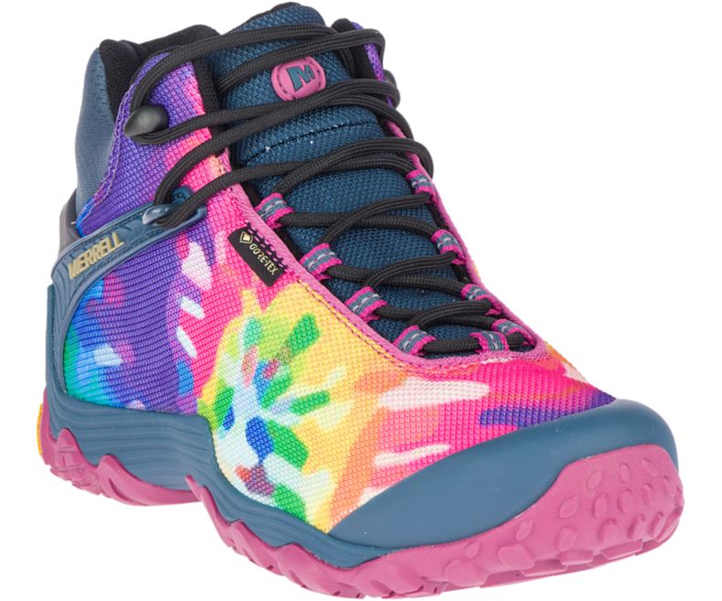 Merrell Chameleon 7 Storm Mid Tie-Dye GORE -TEX® Fjellsko Dame Multicolor | 41356W-1HM