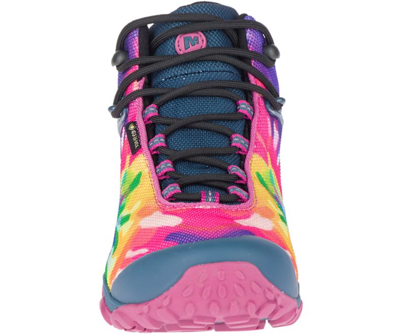 Merrell Chameleon 7 Storm Mid Tie-Dye GORE -TEX® Fjellsko Dame Multicolor | 41356W-1HM