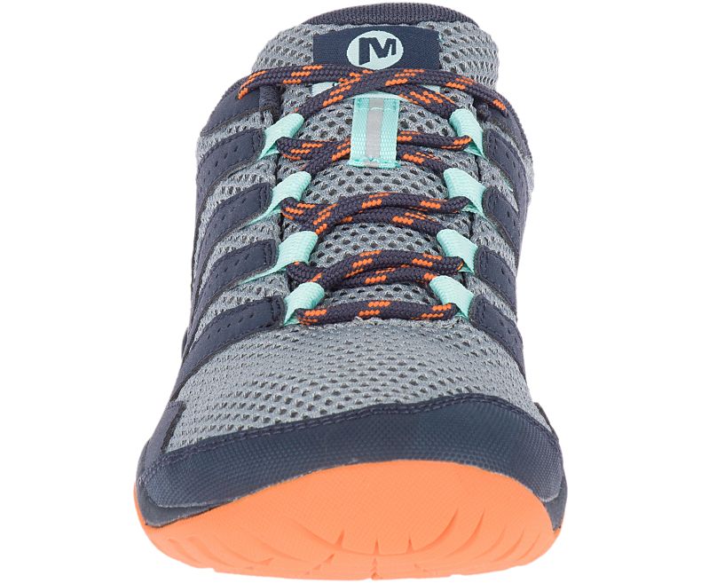 Merrell Cross Glove Barefoot Sko Dame Marineblå | 41502W-1BN