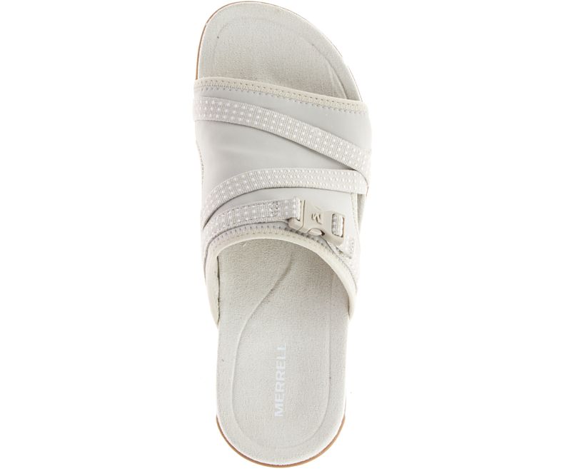 Merrell District Muri Badesandaler Badesandaler Dame Sølv | 36395W-1SS