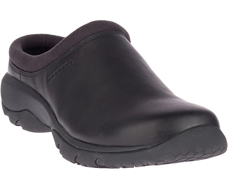 Merrell Encore Rexton Badesandaler Lær AC+ Slip On Sko Herre Svarte | 33355M-2SB