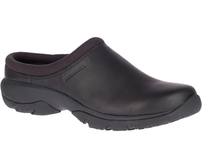 Merrell Encore Rexton Badesandaler Lær AC+ Slip On Sko Herre Svarte | 33355M-2SB