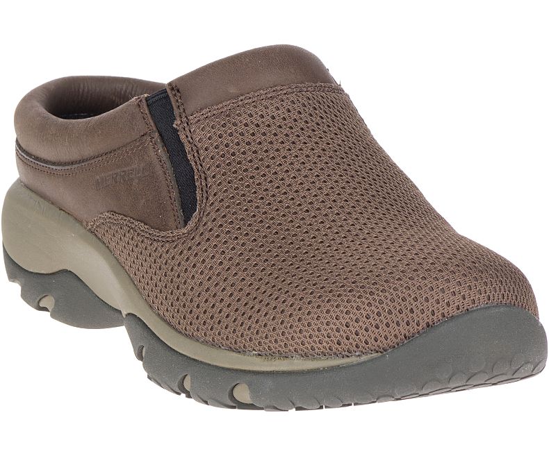 Merrell Encore Rexton Badesandaler Vent AC+ Slip On Sko Herre Mørke Olivengrønne | 36265M-2SD