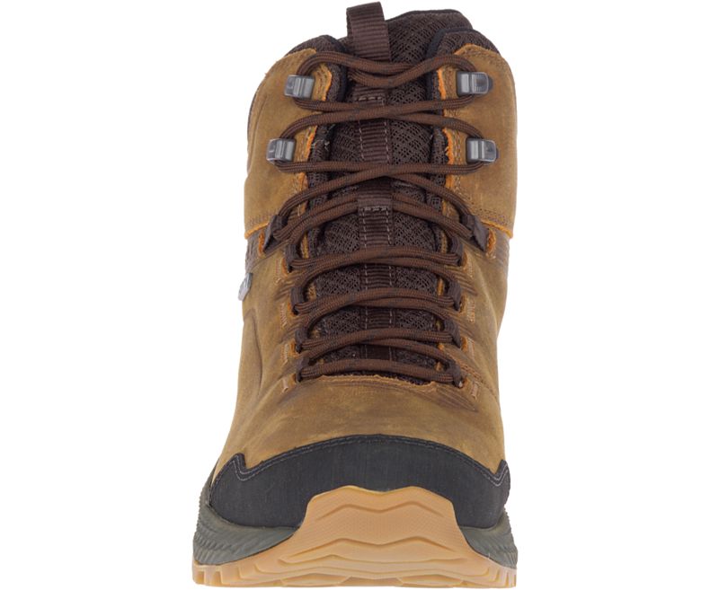 Merrell Forestbound Mid Vanntette Vanntette Sko Herre Brune | 34940M-2WB