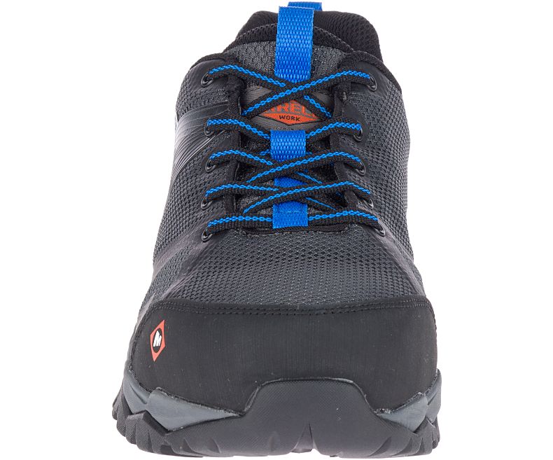 Merrell Fullbench 2 SD Steel Tå Arbeids Shoe Arbeidssko Herre Grå | 34547M-2WG