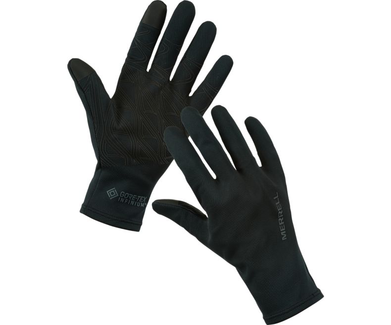 Merrell GORE-TEX® Powerstretch Gloves Hansker Dame Svarte | 41530U-1GB