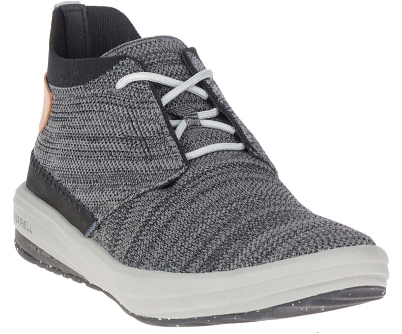 Merrell Gridway Mid Fjellstøvler Herre Svarte | 35886M-2HB