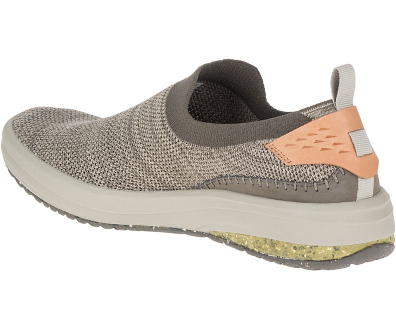 Merrell Gridway Moc Slip On Sko Herre Khaki | 35888M-2SK