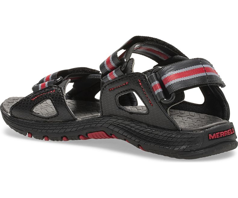 Merrell Hydro Blaze Sandal Sandaler Barn Svarte Grå | 38788K-1SB