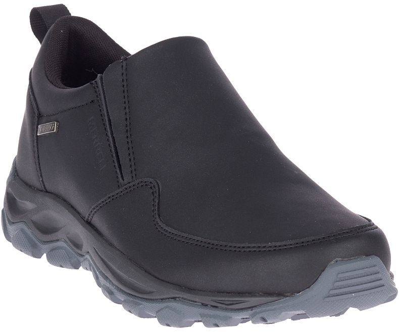 Merrell Ice Cap Guide Moc Vanntette Vinterstøvler Dame Svarte | 42723W-1WB