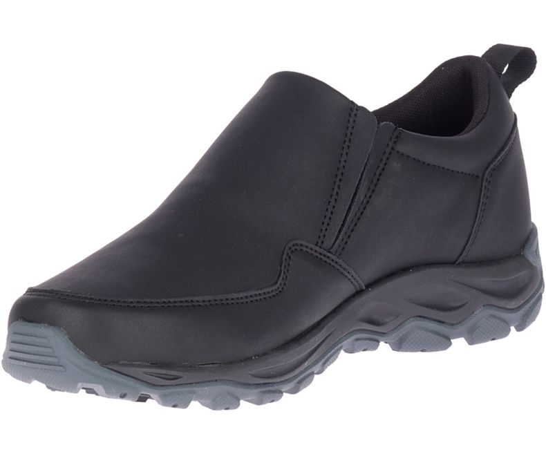 Merrell Ice Cap Guide Moc Vanntette Vinterstøvler Dame Svarte | 42723W-1WB