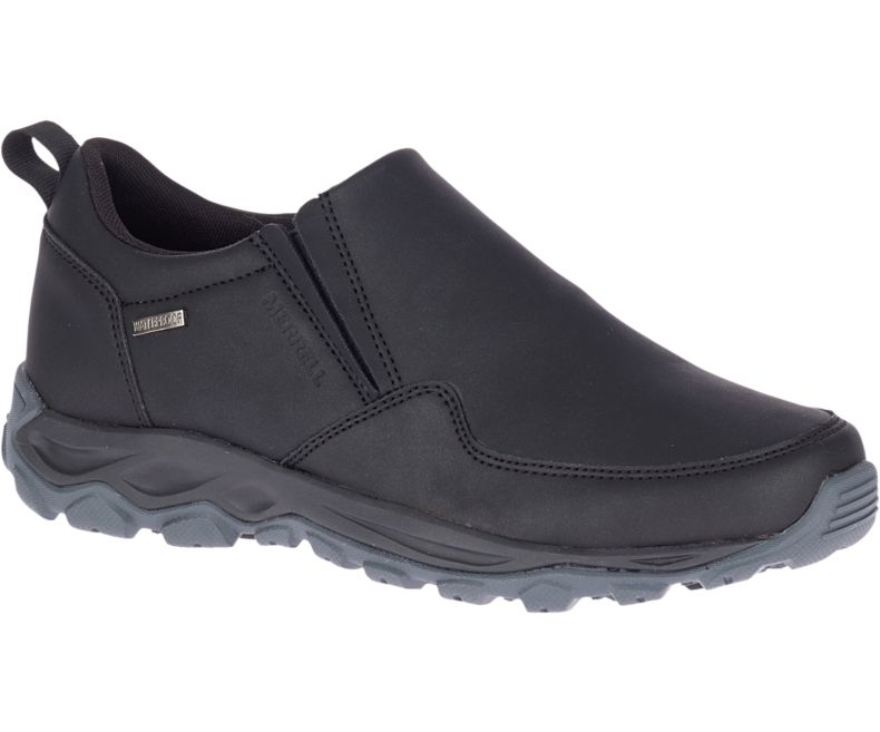 Merrell Ice Cap Guide Moc Vanntette Vinterstøvler Dame Svarte | 42723W-1WB