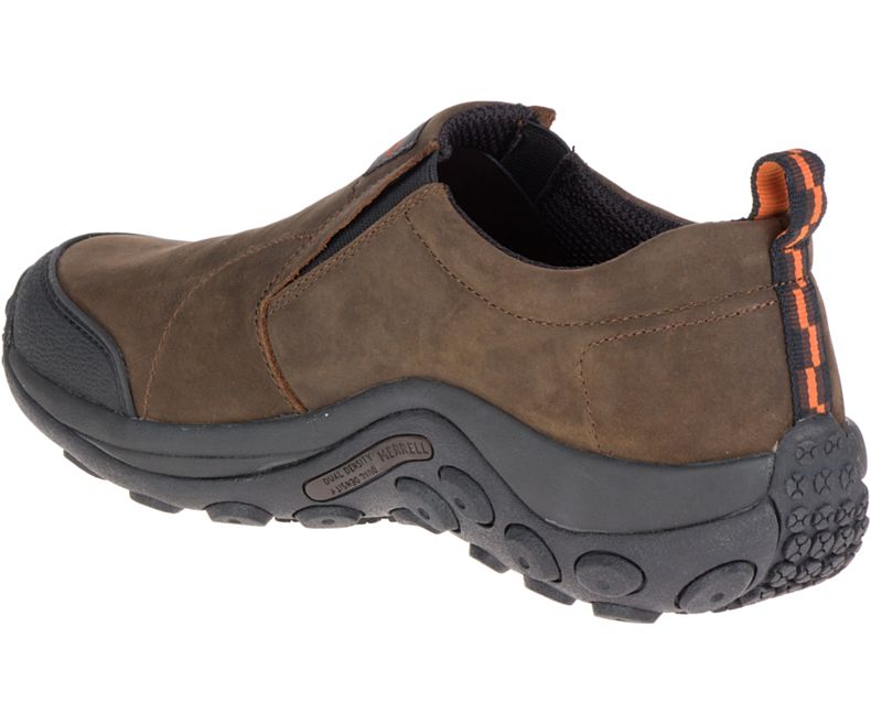 Merrell Jungle Moc Arbeids Shoe Brede Bredde Slip On Sko Herre Mørke Brune | 29428M-2SD