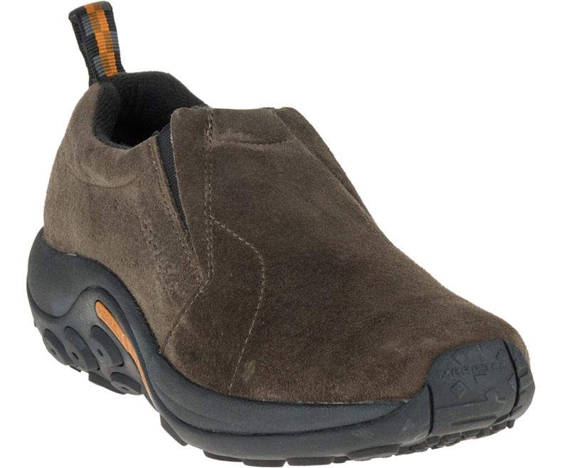 Merrell Jungle Moc Brede Bredde Tresko Herre Mørke Olivengrønne | 17708M-2LD