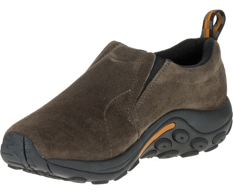 Merrell Jungle Moc Brede Bredde Tresko Herre Mørke Olivengrønne | 17708M-2LD