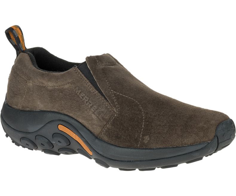 Merrell Jungle Moc Brede Bredde Tresko Herre Mørke Olivengrønne | 17708M-2LD