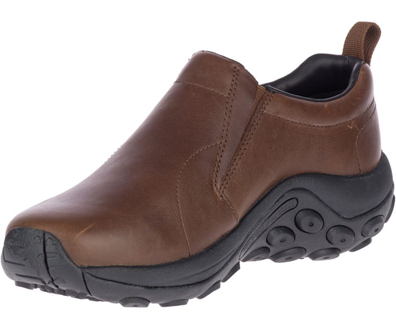 Merrell Jungle Moc Lær 2 Brede Bredde Tresko Herre Brune | 39619M-2CB