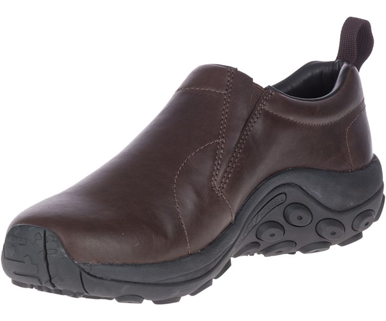 Merrell Jungle Moc Lær 2 Brede Bredde Tresko Herre Mørke Brune | 39619M-2CD