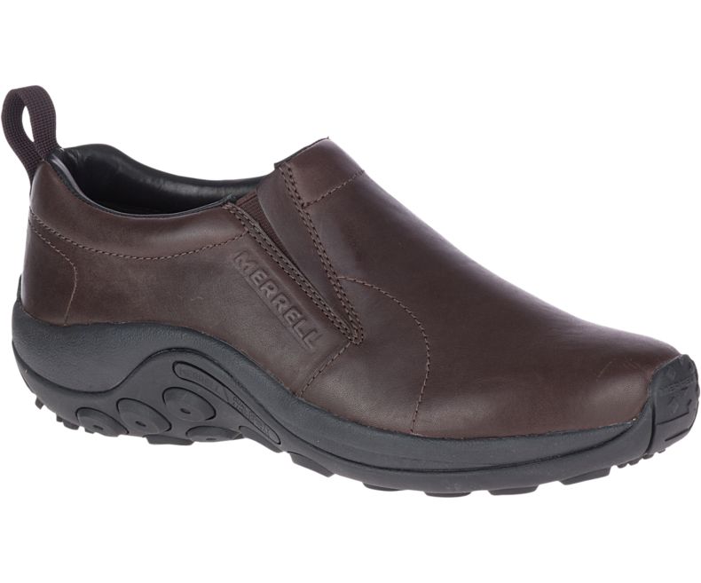 Merrell Jungle Moc Lær 2 Brede Bredde Tresko Herre Mørke Brune | 39619M-2CD