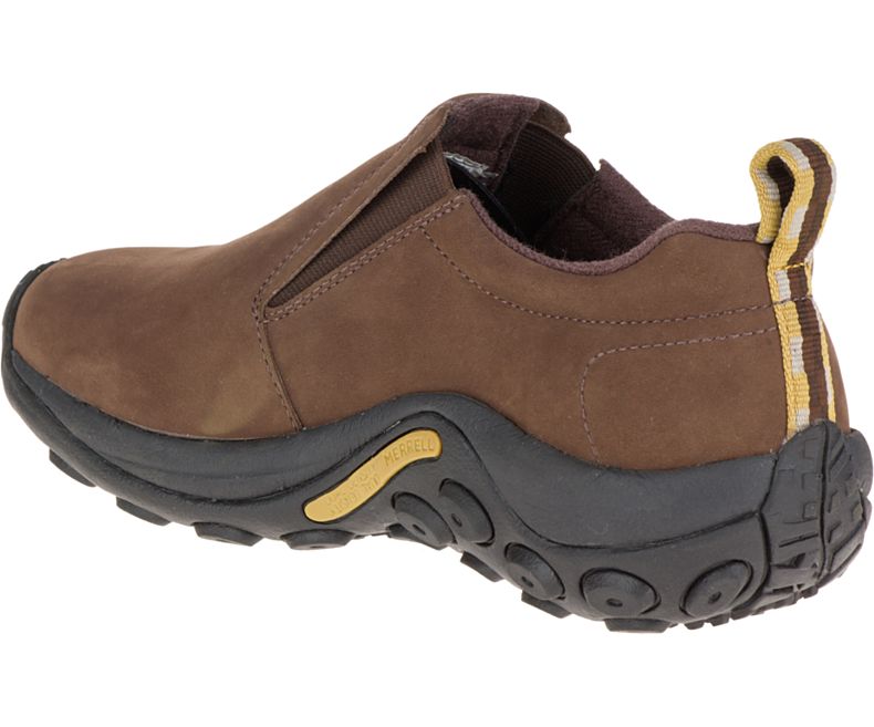 Merrell Jungle Moc Nubuck Tresko Dame Brune | 33507W-1CB