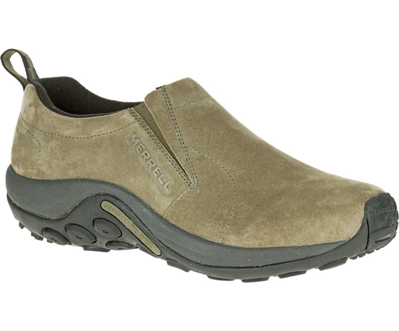 Merrell Jungle Moc Slip On Sko Herre Olivengrønne | 17703M-2SO