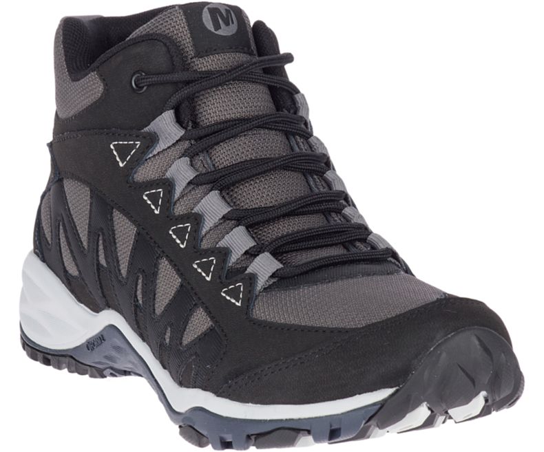 Merrell Lulea Mid Fjellsko Dame Svarte | 41507W-1HB