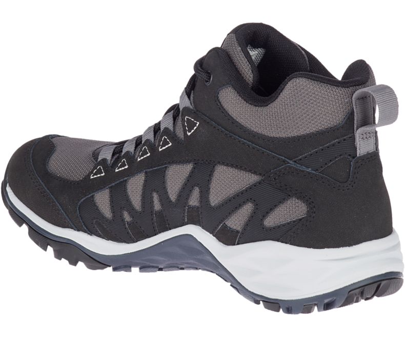 Merrell Lulea Mid Fjellsko Dame Svarte | 41507W-1HB