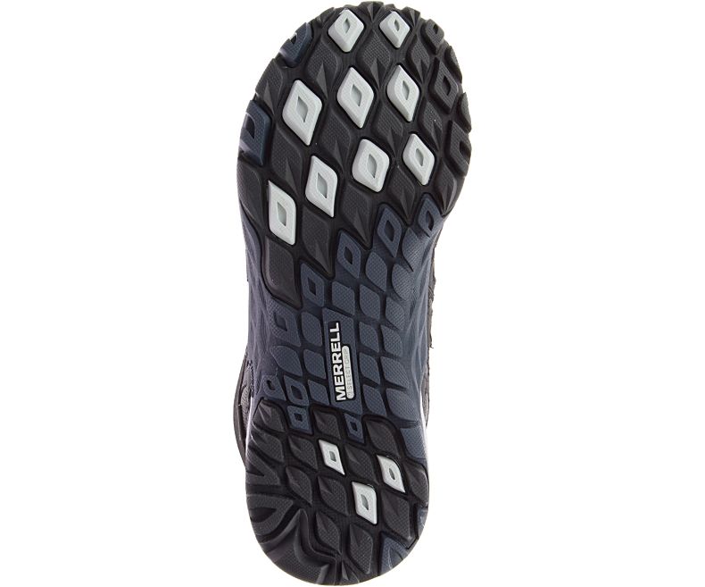 Merrell Lulea Mid Vanntette Gåsko Dame Svarte | 41506W-1WB