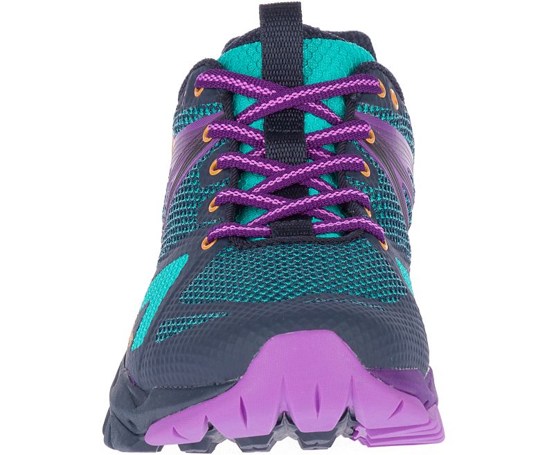 Merrell MQM Flex Fjellsko Dame Rosa Grønn | 30868W-1HR