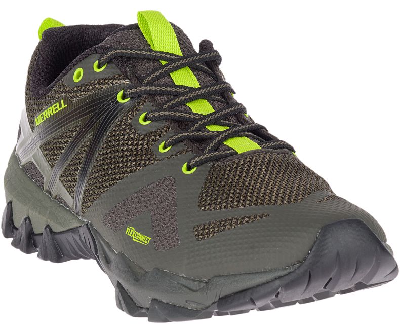 Merrell MQM Flex GORE -TEX® Fjellsko Herre Olivengrønne | 30851M-2HF