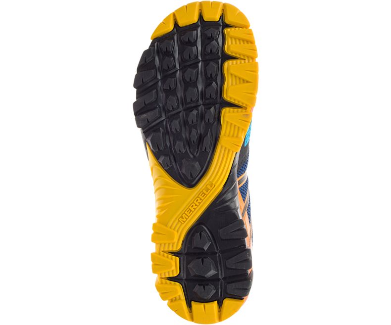 Merrell MQM Flex GORE -TEX® Fjellsko Herre Blå Oransje | 30851M-2HO