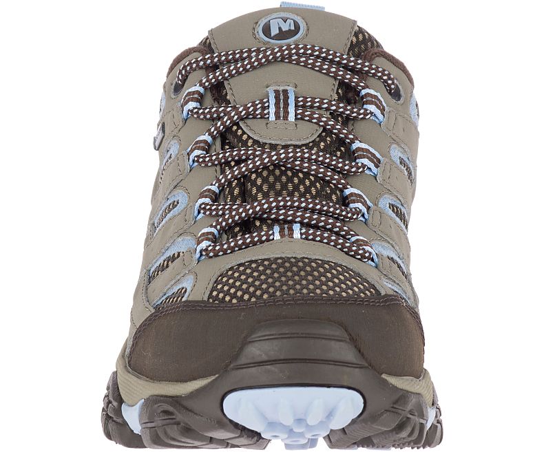 Merrell Moab 2 GORE -TEX® Fjellsko Dame Brune Lyse Blå | 27941W-1HB