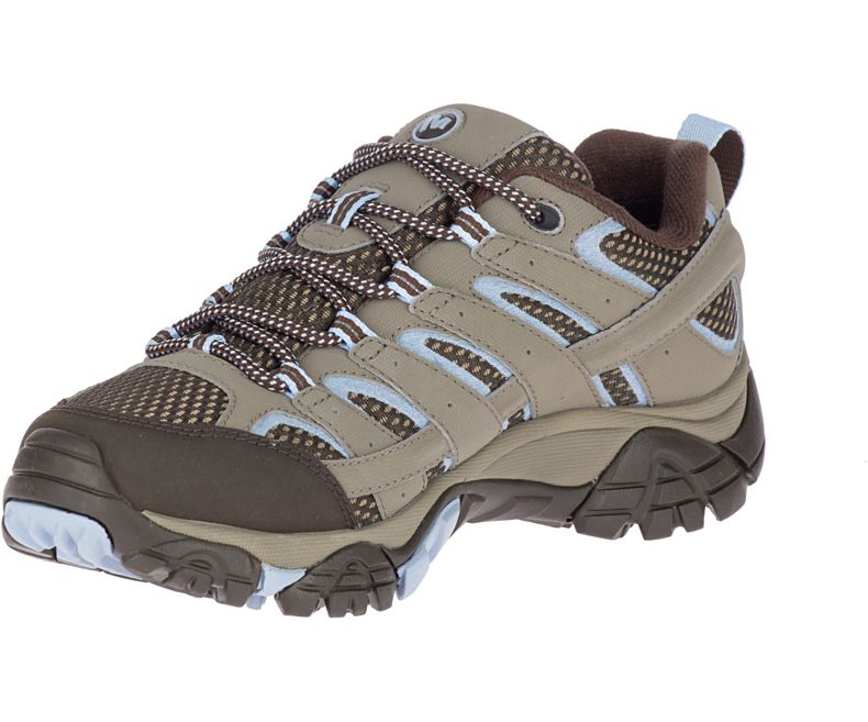 Merrell Moab 2 GORE -TEX® Fjellsko Dame Brune Lyse Blå | 27941W-1HB