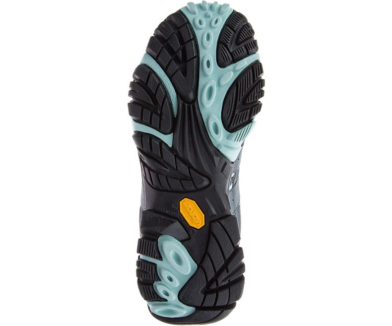 Merrell Moab 2 Mid GORE -TEX® Brede Bredde Gåsko Dame Grønn | 27875W-1WG