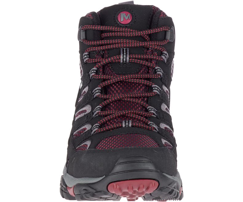 Merrell Moab 2 Mid GORE -TEX® Fjellsko Herre Svarte Mørke Rød | 27835M-2HB