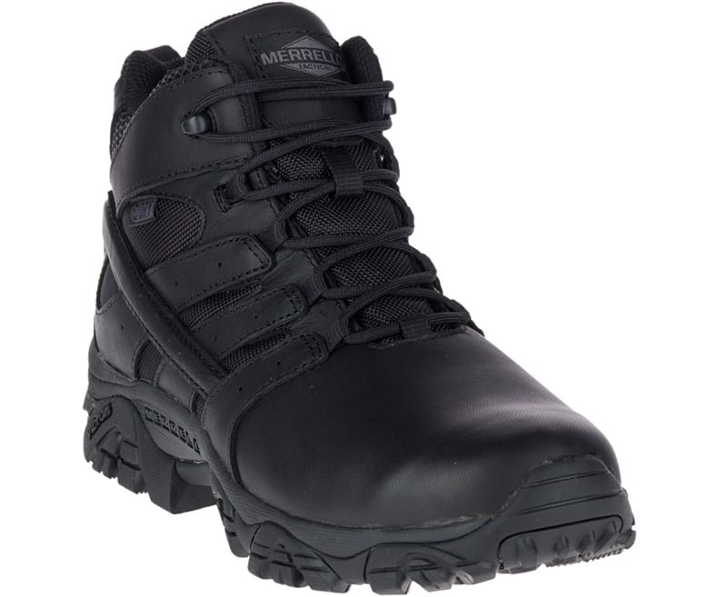 Merrell Moab 2 Mid Tactical Response Vanntette Boot Arbeidsstøvler Herre Svarte | 31168M-2WB