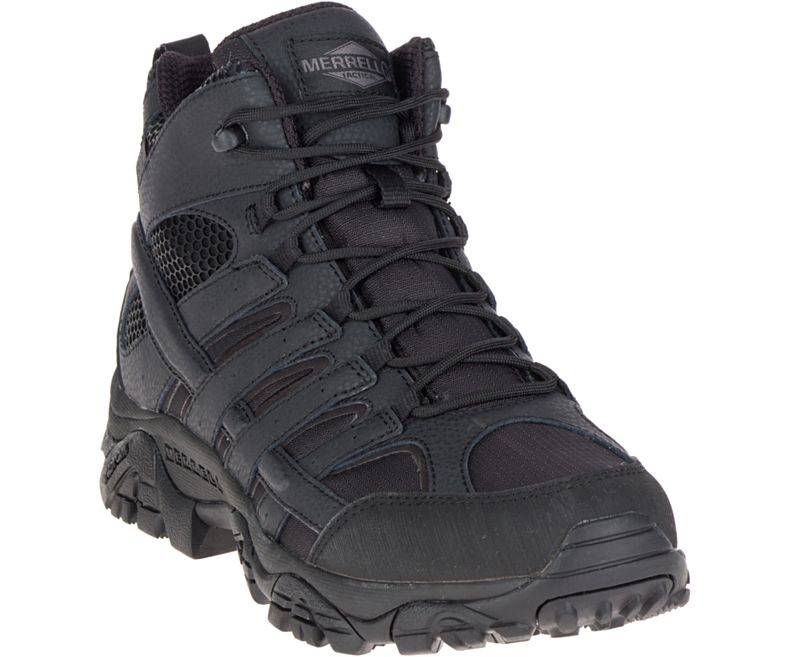 Merrell Moab 2 Mid Tactical Vanntette Boot Arbeidsstøvler Herre Svarte | 29993M-2WB