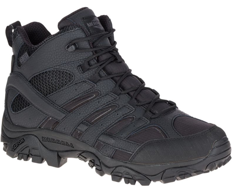 Merrell Moab 2 Mid Tactical Vanntette Boot Arbeidsstøvler Herre Svarte | 29993M-2WB